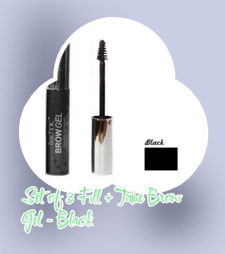 Brow gel black