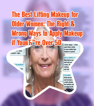 Eye makeup for older women