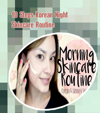 Korean morning skincare routine