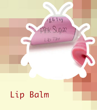 Pink lips balm